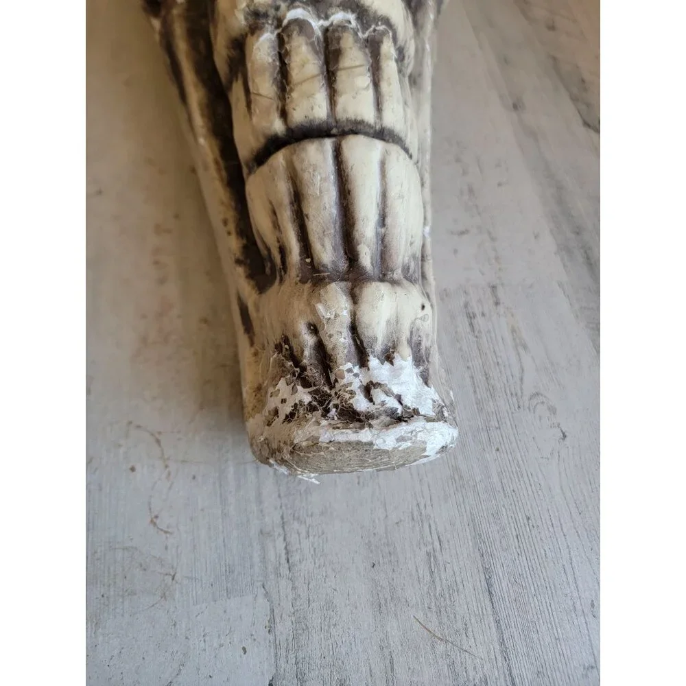 Skull large foam AS IS head Halloween prop home decor bowl unique‎